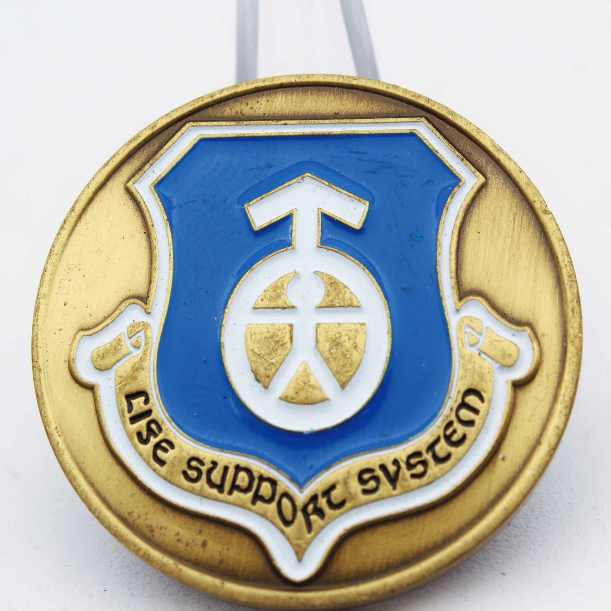Life Support Equipment Parachute Pilot Challenge Coin – 1.5” Used Copper Collectible