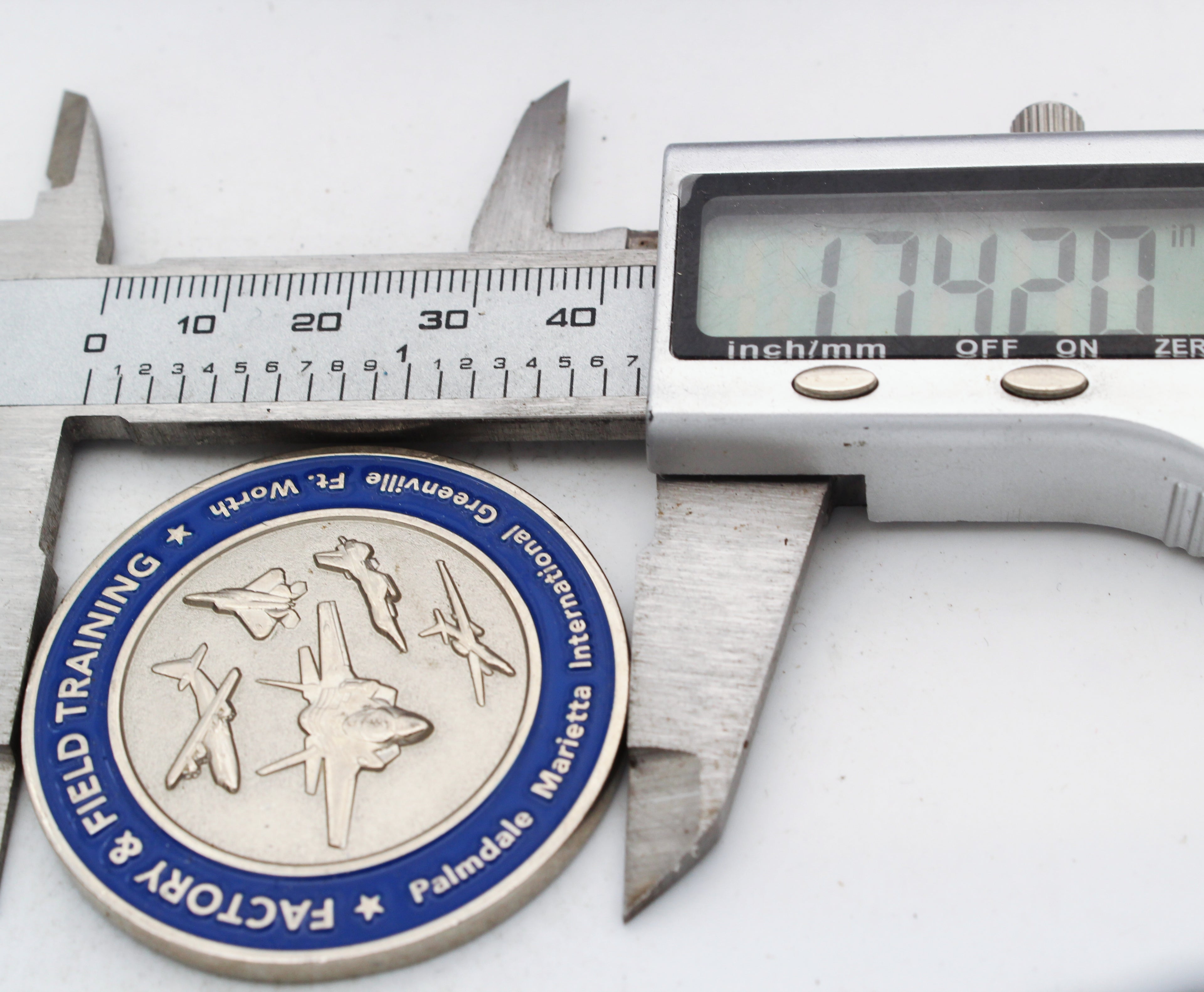 Lockheed Martin Aeronautics Factory & Field Training Challenge Coin – 1.75” Used Copper Collectible