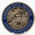Carson City Nevada State Capital Challenge Coin – 1.75” Used Copper Collectible